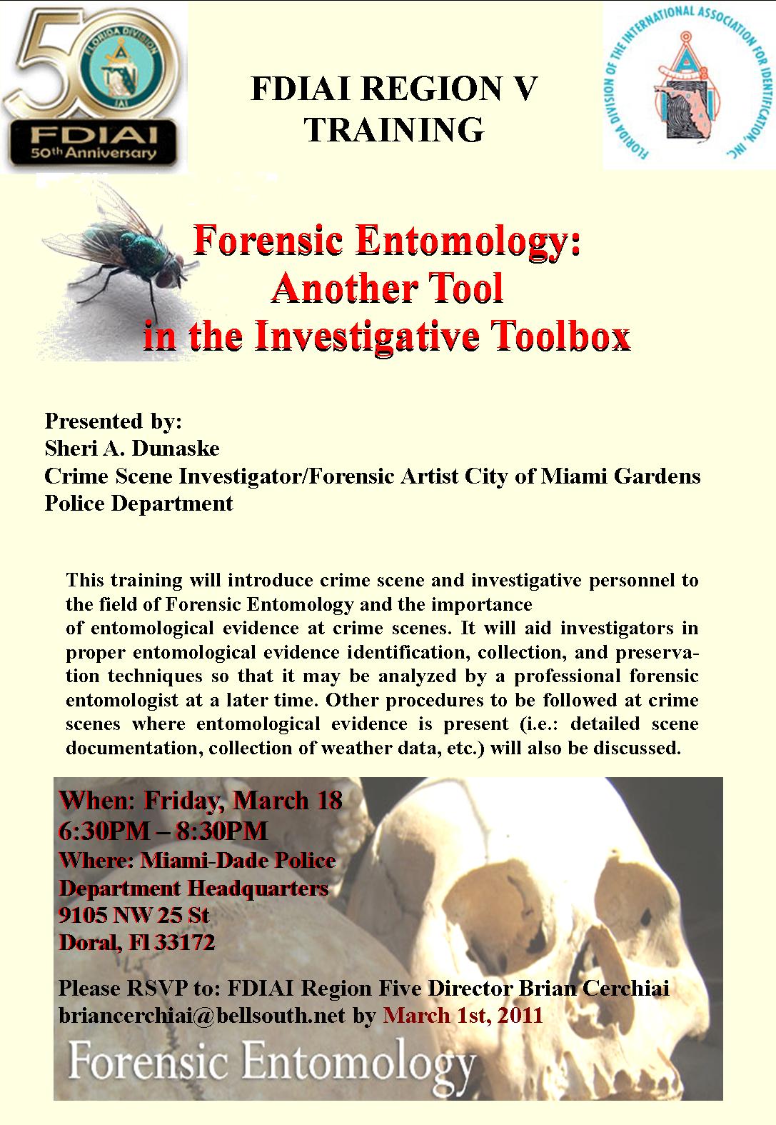 Forensic Entomology Training